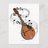 Carte Postale Mandoline (Devant)