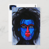 Carte Postale mandril (Devant / Derrière)