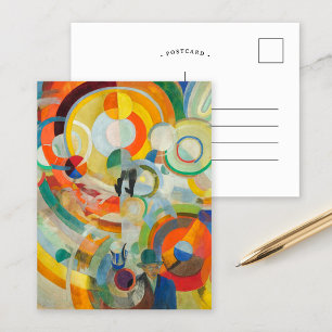 Carte Postale Manège de Cochons Robert Delaunay