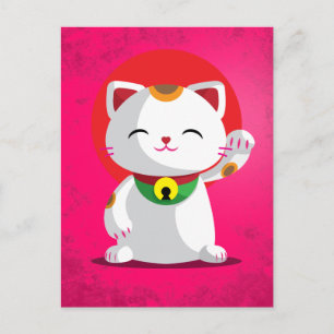 Carte Postale Maneki Neko