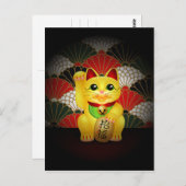 Carte Postale Maneki Neko (Devant / Derrière)