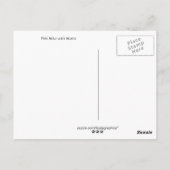 Carte Postale Maneki Neko Chat rose aux Coeurs (Dos)