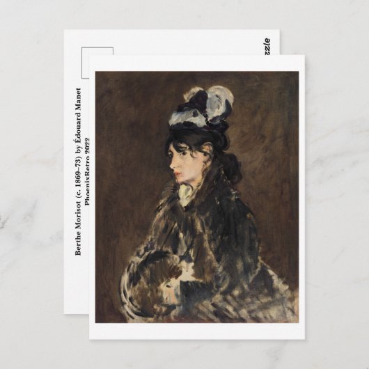 Carte Postale Manet (Devant / Derrière)