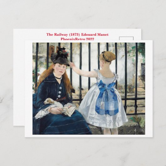 Carte Postale Manet (Devant / Derrière)