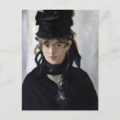 Carte Postale Manet - Berthe Morisot avec un bouquet de violette (Devant)