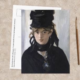Carte Postale Manet - Berthe Morisot avec un bouquet de violette