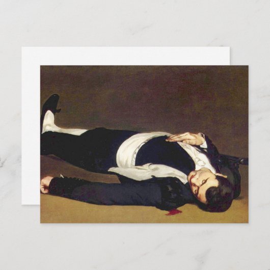 Carte postale Manet Dead Matador (Devant / Derrière)