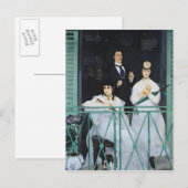 Carte Postale Manet | Le Balcon, 1868-9 (Devant / Derrière)
