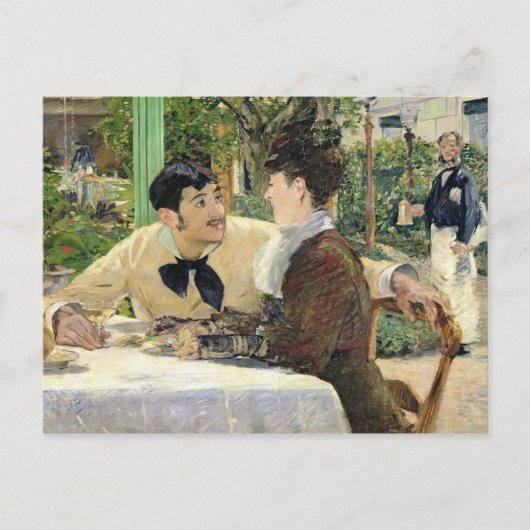 Carte Postale Manet | Le jardin de Pere Lathuille, 1879 (Devant)