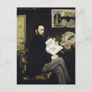 Carte Postale Manet   Portrait d'Emile Zola 1868
