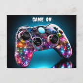 Carte Postale Manette vibrante Game On (Devant)