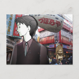 Carte Postale MANGA boy OSAKA