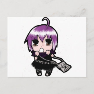 Carte Postale Manga Mizuki rose