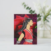 Carte Postale MANGA NINJA, fille (Debout devant)