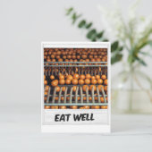 Carte Postale Mange bien (Debout devant)