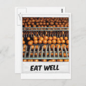 Carte Postale Mange bien (Devant / Derrière)