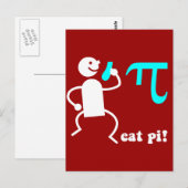 Carte Postale Mange drôle pi (Devant / Derrière)