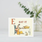 Carte Postale Mange-le (Debout devant)