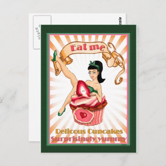 Carte Postale Mange-moi (Devant / Derrière)