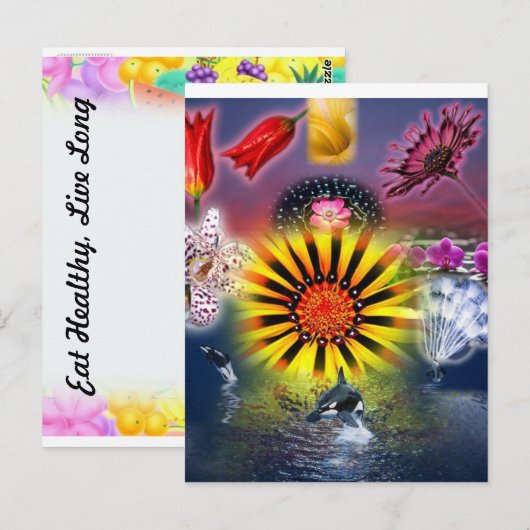 Carte Postale Manger (Devant / Derrière)