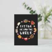 Carte Postale Manger dans le monde entier (Debout devant)