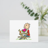 Carte Postale Manger de la pastèque (Debout devant)