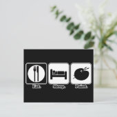 Carte Postale manger dormir peindre (Debout devant)