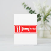 Carte Postale Manger, Dormir, Seva (Debout devant)