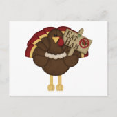 Carte Postale Manger du jambon pas la Turquie (Devant)