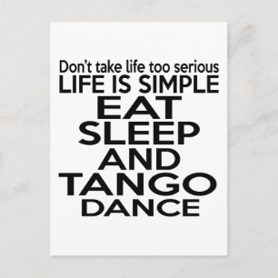 CARTE POSTALE MANGER DU TANGO DE SOMMEIL