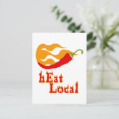 Carte Postale Manger localement (Debout devant)