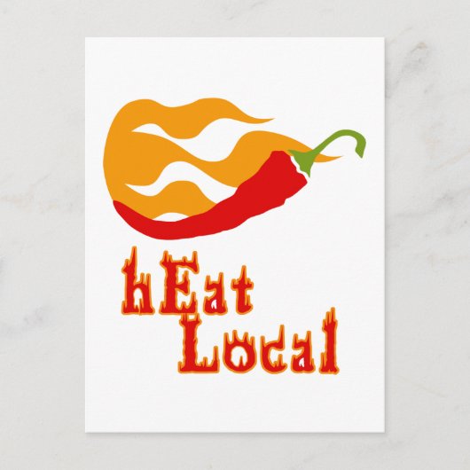 Carte Postale Manger localement (Devant)