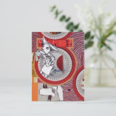 Carte Postale Manger mes mots (Debout devant)