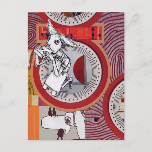 Carte Postale Manger mes mots (Devant)