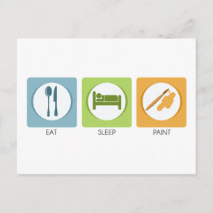 Carte Postale Manger Peinture de sommeil