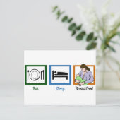 Carte Postale Manger Sleep Breastfeed (Debout devant)