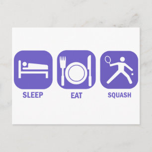 Carte Postale Manger Sleep Squash
