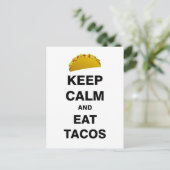 Carte Postale Mangez des Tacos (Debout devant)