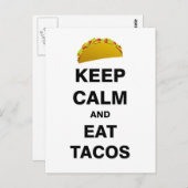 Carte Postale Mangez des Tacos (Devant / Derrière)