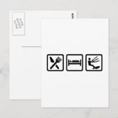 Carte Postale Mangez le Kitesurf (Devant / Derrière)