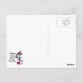 Carte Postale Mangez plus de gâteau Humour d'anniversaire (Dos)