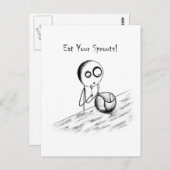 Carte Postale Mangez vos pousses (Devant / Derrière)