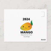 Carte postale MANGO (Dos)
