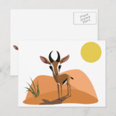 Carte Postale Mango la Gazelle (Devant / Derrière)