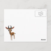 Carte Postale Mango la Gazelle (Dos)