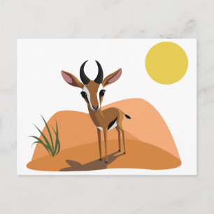 Carte Postale Mango la Gazelle