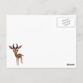 Carte Postale Mango la Gazelle (Dos)