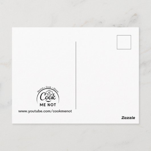 Carte Postale Mango Smoothie de Turmeric Recette (Dos)