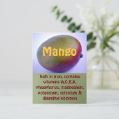 carte postale mangue (Debout devant)