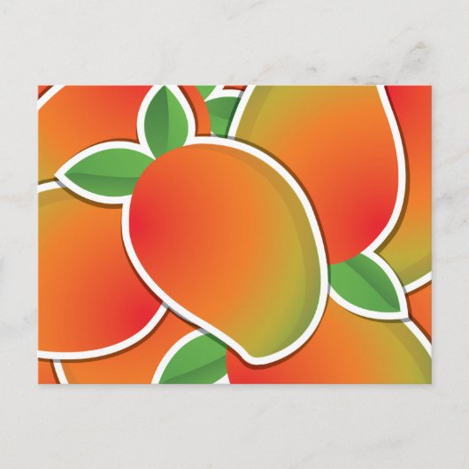 Carte Postale Mangue funky (Devant)